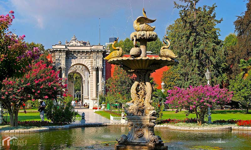 Dolmabahçe Palace garden