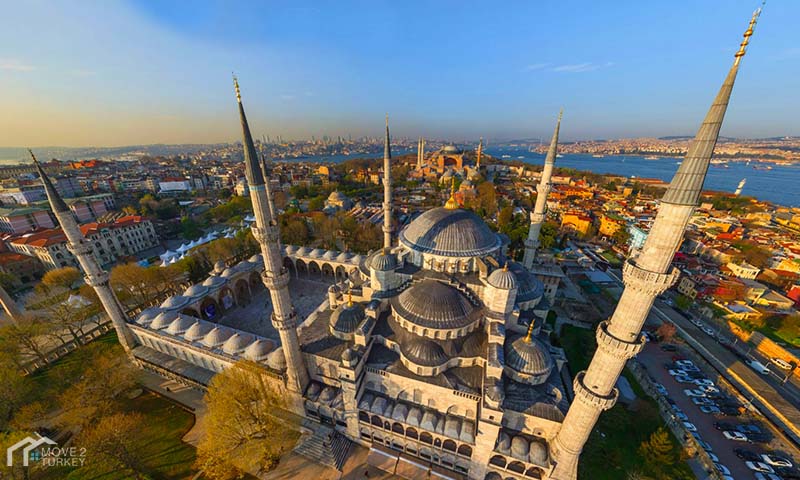 Sultan Ahmed Mosque | the blue Mosque from top