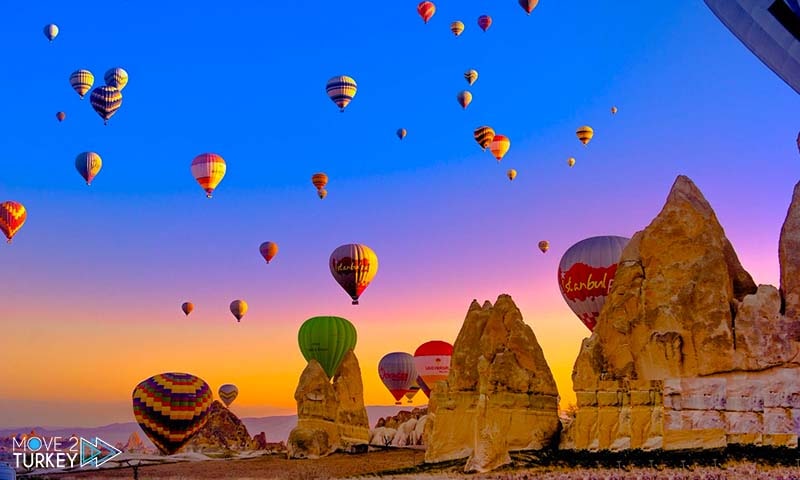 Hot air balloon in cappadocia 
